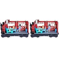 Wizarding World Harry Potter, Magical Minis Hogwarts Express Train Toy Playset with 2 Exclusive Figures, 10 Accessories, Kids Toys for Ages 6 and up (Pack of 2)
