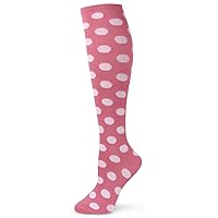Elite Quality Colorful Soft Cotton Women's Polka Dots Knee High Socks