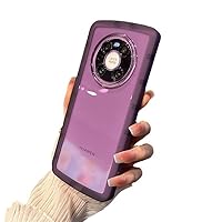 Translucent Silicone Phone Case for iPhone 14 Pro Max(Puple)