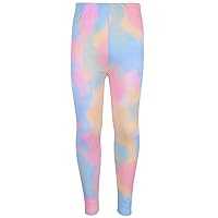 Girls Childrens Rainbow Galaxy Tie Dye Leggings Casual Party Gift Age 5-13 Years