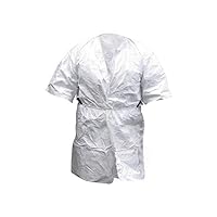 MAGID T13-XL Disposable Tyvek Smock, White, X-Large