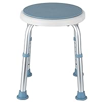 Bath Stools,Rotating Round Shower Chair with Swivel Seat | Adjustable in 6 Height | Transfer Aid for Disabled, Seniors, Bariatric,Pregnant Woman
