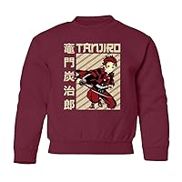 Animation Boy Tanjiro Like A Samurai Youth Crewneck Sweater