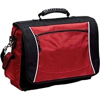 The School Travel Flap-Over Brief/Compucase, Red