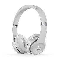 Beats Solo3 Wireless On-Ear Headphones - Apple W1 Headphone Chip, Class 1 Bluetooth, 40 Hours of Listening Time, Built-in Microphone - Satin Silver (Latest Model)
