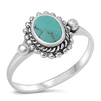 CHOOSE YOUR COLOR Sterling Silver Nugget Ring