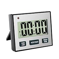 Cooking Timer With Large LCD Display 2Channels Digital Kitchen Timer Clock Countdown-Up Pocket Timer Magnetic Attachable Kitchen Timers For Cooking