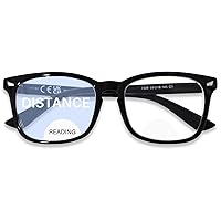 OPTOFENDY Bifocal Reading Glasses for Women Men, Blue Light Blocking Computer Readers with Anti Glare/Eyestrain