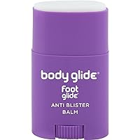 Body Glide Foot Glide Anti Blister Balm | blister prevention for heels, shoes, cleats, boots, socks, and sandals | Use on toes, heel, ankle, arch, sole and ball of foot | 0.8oz