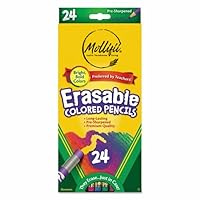 Color Pencil, Erasable, Assorted, PK24