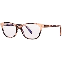 Eyeglasses Tom Ford FT 5638 -B 055 Shiny Vintage Pink Havana, Rose Gold/Blue Bl