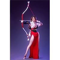 HiPlay 1/6 Scale Japanese Archer Outfit Costume for 12 inch Female Seamless Action Figure Phicen/TBLeague LMX005
