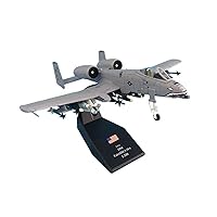 Scale Model Airplane 1:100 for A-10 Thunderbolt Strike Fighter Scale Plane Model Metal Military Airplane Collection Gift Miniature Crafts