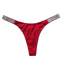 Women G-String Thongs Sexy Underwear Low Rise Cotton Panties Breathable Stretch T Back Underpants Bikini Briefs