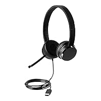 Lenovo 100 Headset - Stereo - USB - Wired - Over-The-Head - Binaural