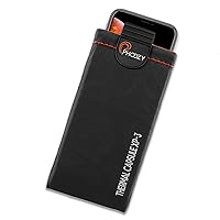 PHOOZY Thermal Phone Case - XP3 Series: Ultra-Rugged Insulated Cell Phone Pouch Prevents Overheating, Extends Battery Life, Provides Drop Protection and Floats in Water (Medium - Cosmic Black)