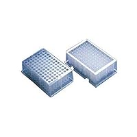 DW2200 Polypropylene Deep Well Plate, 96-Well, 2.2mL Square Wells with Conical V-Bottom (Pack of 50)