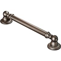 Moen YG5418ORB Bathroom Safety 18-Inch Stainless Steel Traditional Bathroom Grab Bar, Oil-Rubbed Bronze
