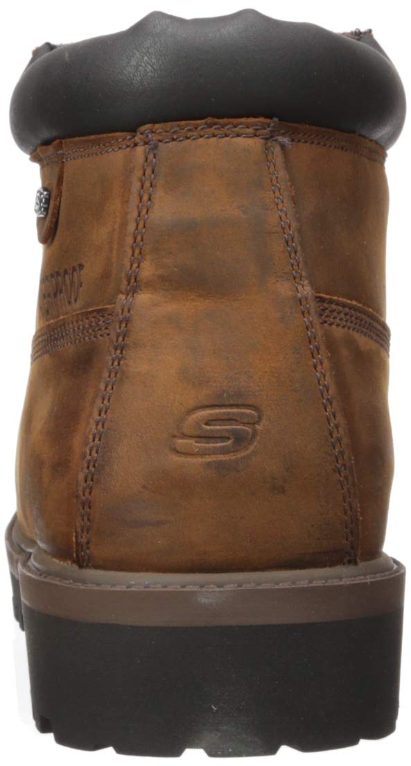Skechers Men's Sargeants-Verdict Waterproof Boot Fashion