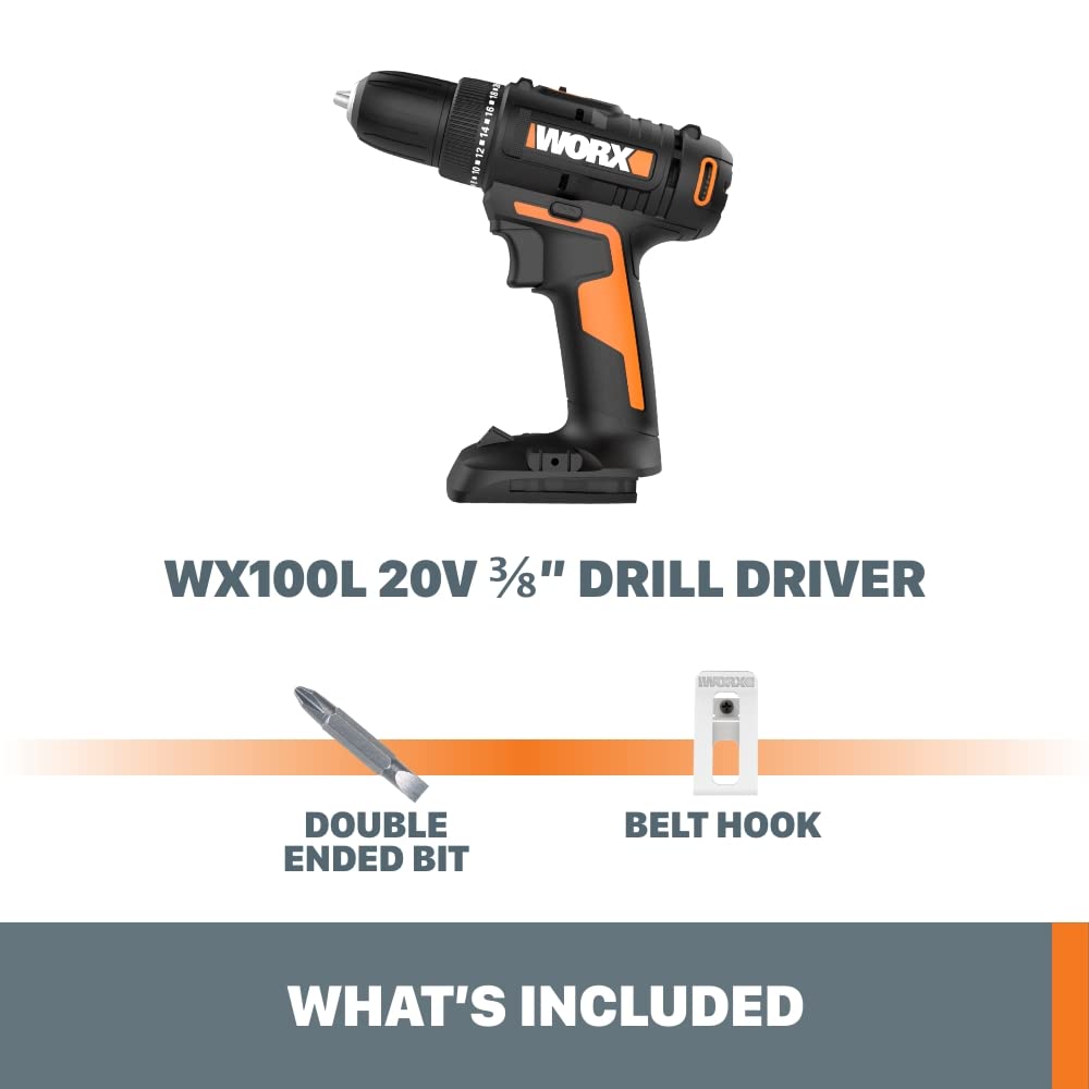 Worx 20V 3/8