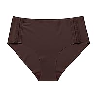 Adjustable Seamless Underwear for Women Panties No Show Sexy High Cut Silk Cheeky Panties Ladies Soft Full Briefs