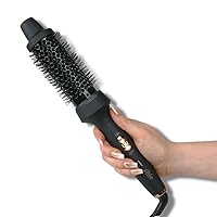 Aria Beauty HairGoals Hot Styling Brush - Hair Dryer and Blow Dryer with Round Brush Adds Volume - Achieves Perfect Blowout Effect - Black - 1 pc