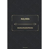 Holy Bible American Standard Version Holy Bible American Standard Version Paperback Kindle Hardcover