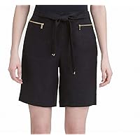 Calvin Klein Women's Linen Shorts with Belt