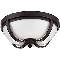 Eurofase Andrew - 16W 2 LED Flush Mount - 12.5 Inches Wide by 5 Inches High-Bronze Finish