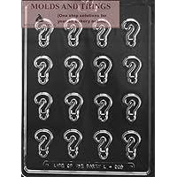 Question Mark Chocolate Candy Mold with Exclusive Molding Instruction
