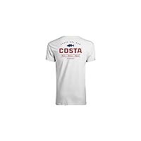 Costadelmar mens Topwater Short Sleeve T-Shirt
