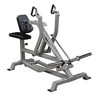 Body-Solid Pro Clubline (LVSR) Leverage Seated Row Machine - Unilateral Dual-Axis, Adjustable Gas-Assisted Chest Support, 360-Degree Grips