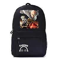 One Punch Man Anime Cosplay Backpack Casual Daypack Day Trip Travel Hiking Bag Carry on Bags Black /2