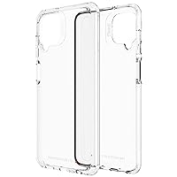 Gear4 ZAGG Crystal Palace Case with The Clearest, thinnest, Most Advanced Impact Protection Material in The World [D3O Crystalex] - for Samsung Galaxy A12 - Clear, (702007688)