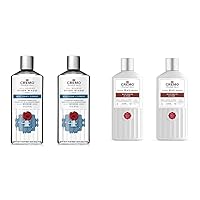 Rich-Lathering Blue Cedar & Cypress Body Wash, A Woodsy Scent with Notes of Lemon Peel & Bourbon & Oak Barber Grade 2-in-1 Shampoo & Conditioner, 16 Fl Oz (2-Pack) - A Sophisticated