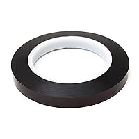 Kapton Tape, 5 Mil Thick, 1/2 Inches Wide x 36 Yards Long, Kapton Film with Silicone Adhesive, 3 Inch Core, RoHS and REACH Compliant