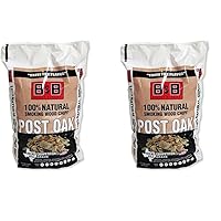 Post Oak Smoking Chips (Two Pack), 180 cu in (00124)