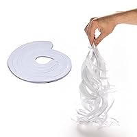 IDL Packaging SpiroPack™ Stylish Box Filler 10 lbs in a Box, White, Wide-Cut Spirals - Packing Filler for Baskets, Gift Boxes, and Packages - Modern Alternative to Shredded and Crinkle Paper