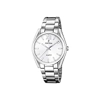 Festina F20622/1 Women's Analogue Quartz Watch with Stainless Steel Strap, silver, Bracelet