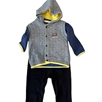 Newborn Hoodie Set, Infant & Toddler Animal Theme(Turtle) Winter Suit | 3-Piece Jacket Set for Boys & Girls