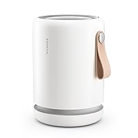 Molekule Air Mini+ | Air Purifier for Small Home Rooms up to 250 sq. ft. with PECO-HEPA Tri-Power Filter for Mold, Smoke, Dust, Bacteria, Viruses & Pollutants for Clean Air - White, Alexa-Compatible