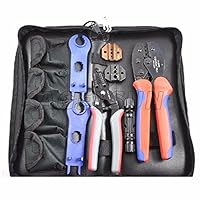 FSPV-1C Solar PV Compression Tool Kits for MC3/MC4 Solar Panel Cables (2.5-6.0mm2) with Solar Crimping Tool and Wire Stripper