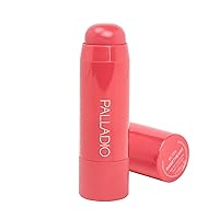 Palladio I'm Blushing 2-in-1 Cheek and Lip Tint, Buildable Lightweight Cream Blush, Sheer Multi Stick Hydrating formula, All day wear, Easy Application, Shimmery, Blends Perfectly to Skin, Sweetheart