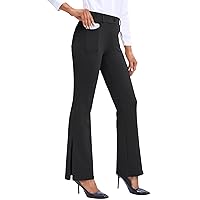 Ewedoos Dress Pants Women Bootcut Dress Pants with Pockets High Waist Flare Yoga Work Pants Business Casual