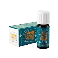 Madeira Eucalyptus Oil 0.33oz (10 ml) - Aromatherapy, Respiratory Support - 100% Natural and Pure Oil from Madeira - Made in Switzerland