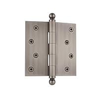 Nostalgic Warehouse Ball-Tip Residential Door Hinge with Square Corners