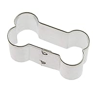 Dog Bone Cookie Cutter 2 in B1621 - Foose Cookie Cutters - USA Tin Plate Steel