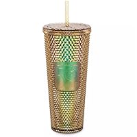 50th Anniversary Geometric Star SB Tumbler with Straw Gold 24oz