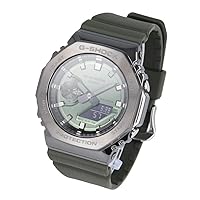 Casio G-Shock GM-2100B-3A Men's Watch, Watch, Watch, Green, Gunmeta, Modern