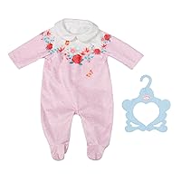 706817 Fit 43cm Dolls-Set Includes Supersoft Pink Romper and Clothes Hanger-Suitable for Children Aged 3+ years-706817
